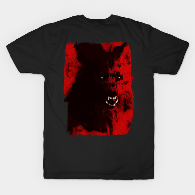 Howling Werewolf T-Shirt by Viergacht